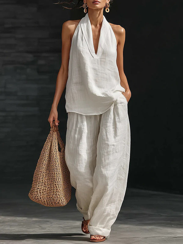 Boho Linen Summer Set