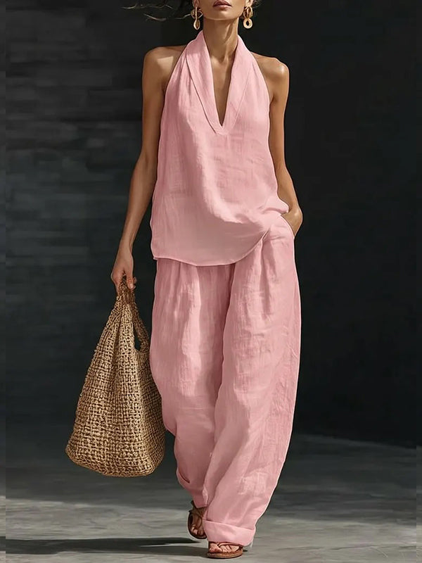 Boho Linen Summer Set