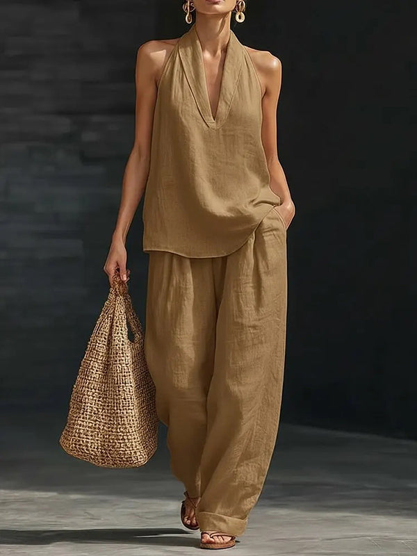 Boho Linen Summer Set