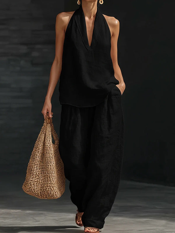 Boho Linen Summer Set