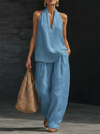 Boho Linen Summer Set